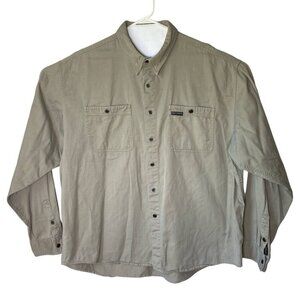 Harley-Davidson Motorcycle Size 2XL Embroidered Long Sleeve Snap Front Shirt